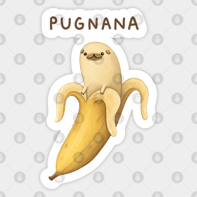 Pugnana Sticker by Sophie Corrigan